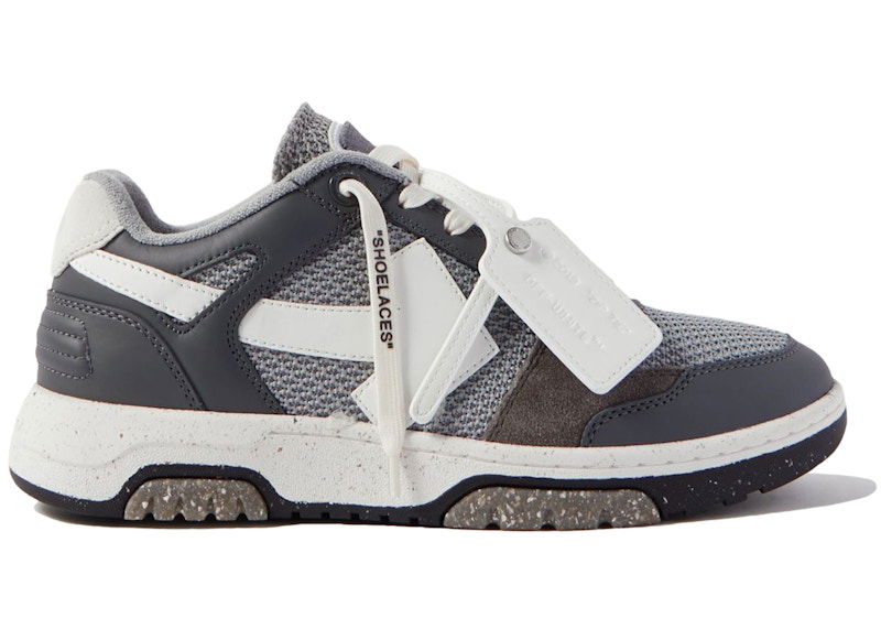 Sneakers og sko Off-White Out Of Office Low Mesh Dark Grey White Grå | OMIA243S23LEA0010701, 0