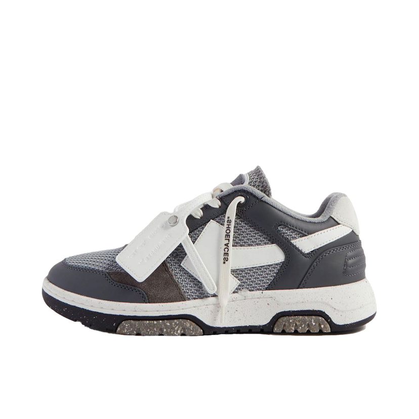Sneakers og sko Off-White Out Of Office Low Mesh Dark Grey White Grå | OMIA243S23LEA0010701