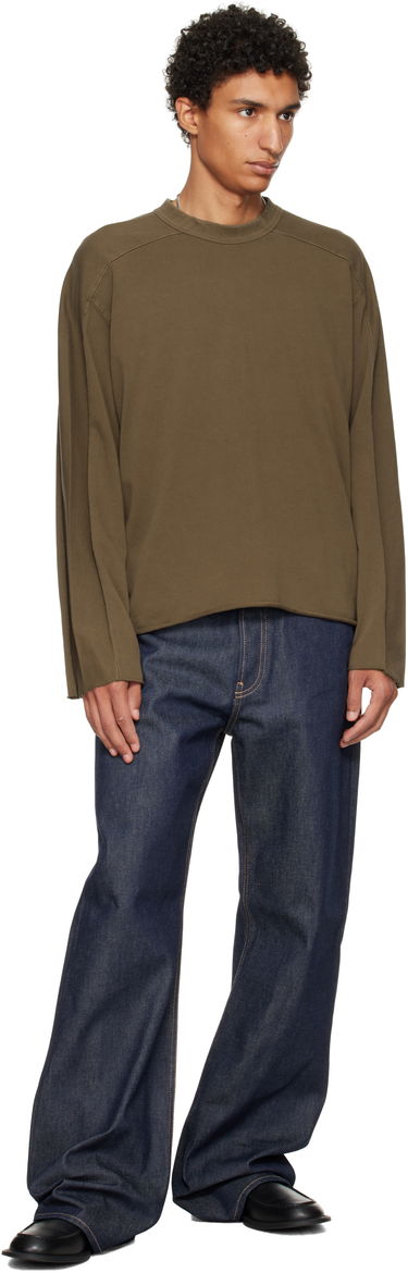 T-shirt Entire Studios Entire Studios Heavy Long Sleeve T-Shirt Grøn | ES2486BT, 3