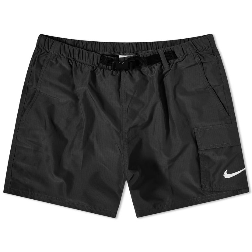 Badetøj Nike Swim Belted 5" Volley Shorts Sort | NESSB522-001
