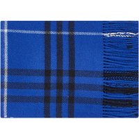 Tørklæde Burberry Tartan Blend Merino Scarf Knight Mørkeblå | 8073684-B7323, 2