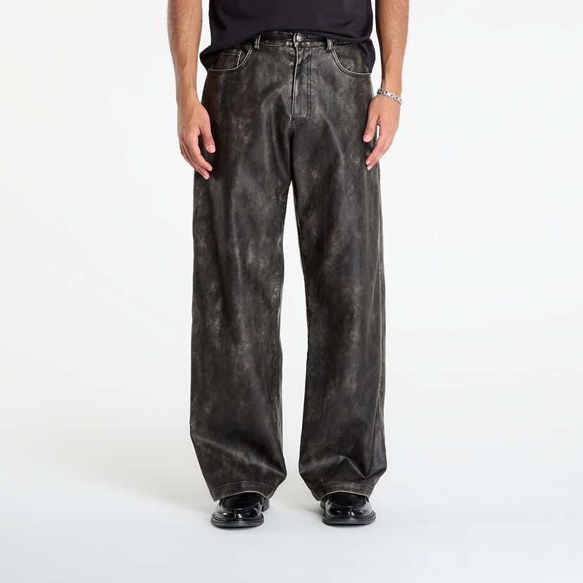 Bukser Palm Angels Palm Angels Coated Pants Sort | PMJB018F25FAB0010710