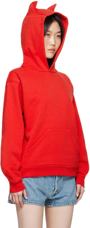 Sweatshirt Coperni Coperni Horn Hoodie Rød | COPJS15BIS523, 1