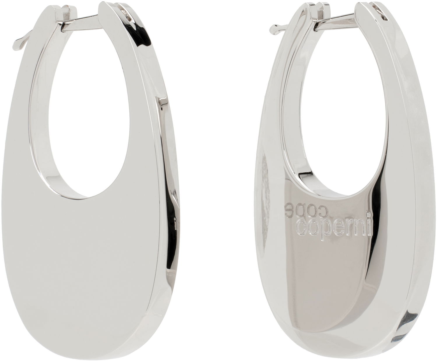Øreringe Coperni Coperni Medium Swipe Earrings Metalisk | COPBI01BIS725, 1