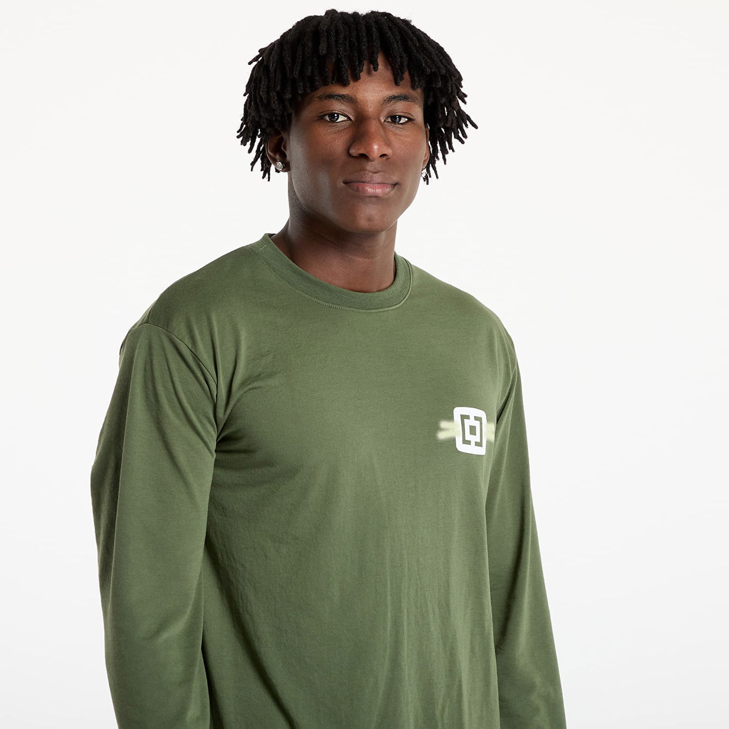 T-shirt Horsefeathers Horsefeathers Fury Long Sleeve Bike Jersey Grøn | SM1273N, 1