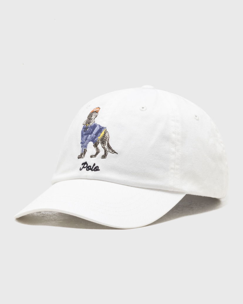 Kasket Polo by Ralph Lauren Polo Dog Dad Hat Hvid | 710981743001