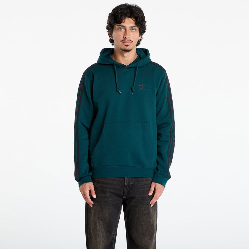 Sweatshirt adidas Originals Adicolor Classics 3-Stripes Hoodie Grøn | JY1378