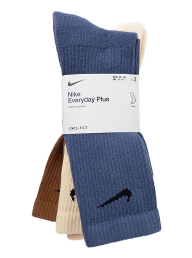 Sokker Nike Everyday Plus Cushioned Training Crew Socks (3 Pairs) Flerfarvet | 196153840775