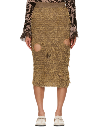 Nederdel Acne Studios Cutout Skirt Beige | AF0405-