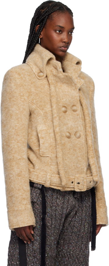 Jakke Ottolinger Ottolinger High Collar Jacket Beige | 2223060401, 1