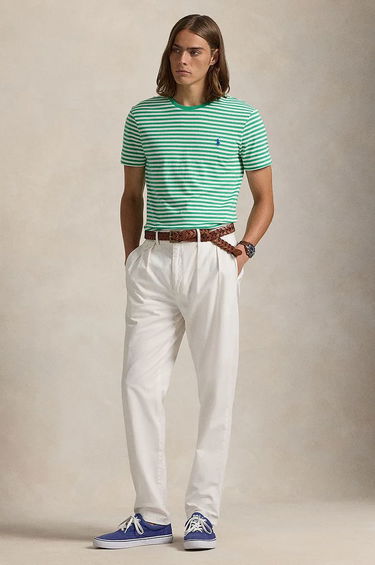 T-shirt Polo by Ralph Lauren Polo Ralph Lauren Striped T-Shirt Grøn | 710956828, 2