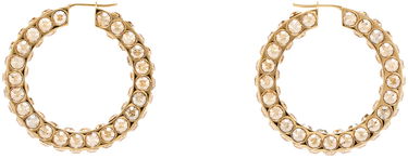 Øreringe Amina Muaddi Muaddi Big Crystal Hoop Earrings Gul | JAH HOOP BIG, 0