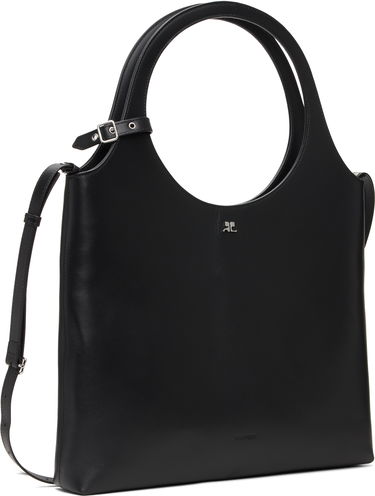 Håndtaske Courrèges Courrèges Holy Day Leather Tote Bag Sort | 125GSA161CR0065, 1