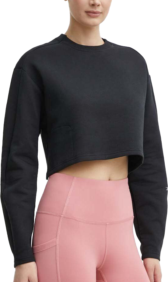 Sweatshirt Reebok ACTIV COLL DREAMBLEND MIDLAYER Sort | 100075370, 0