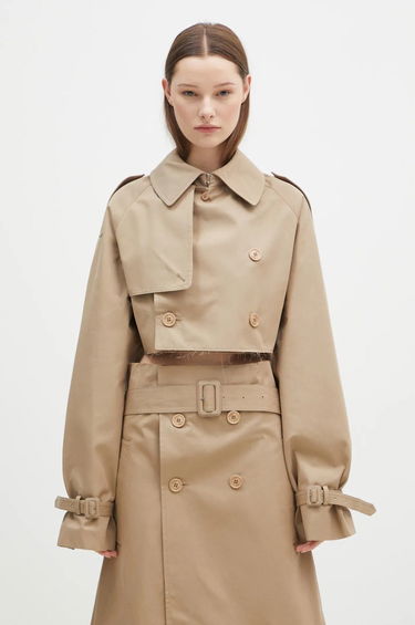 Trenchcoat VETEMENTS VETEMENTS Deconstructed Trench Coat Beige | WA66JA400S, 0