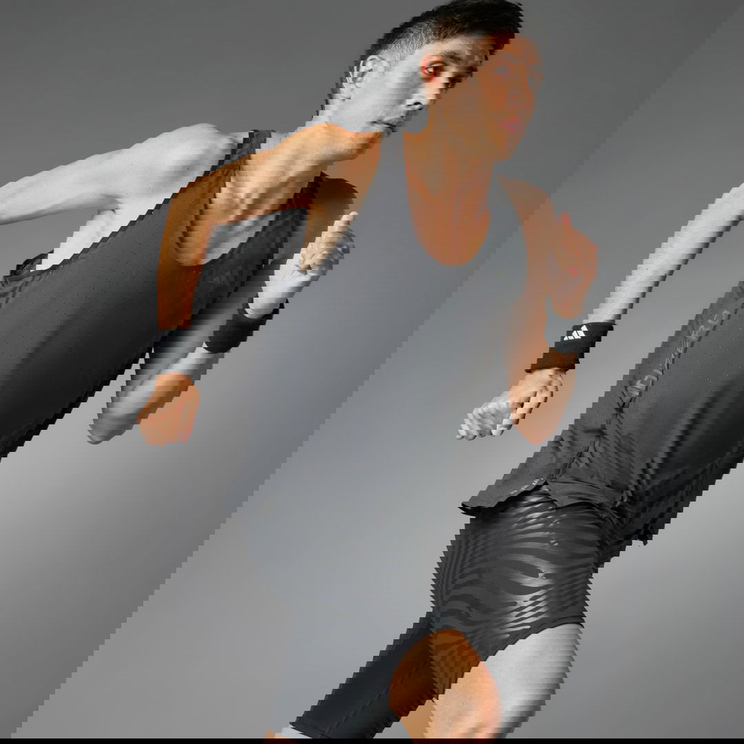 Tanktop adidas Performance Adizero Running Tank Top Grå | IW6105, 0