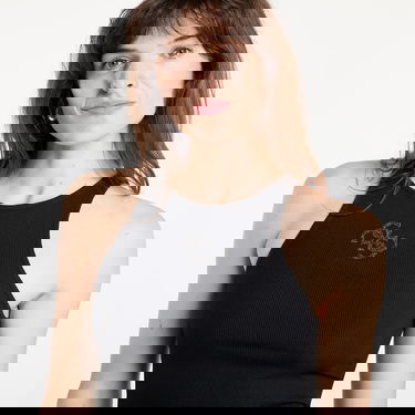 Tanktop GUESS Guess Originals Guendalina Ribbed Tank Top Sort | W5GP57KCV52-JBLK, 1