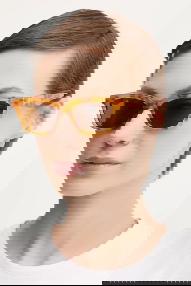 Solbriller Jacquemus Jacquemus Carre Sunglasses Gul | JAC109C4SUN, 4
