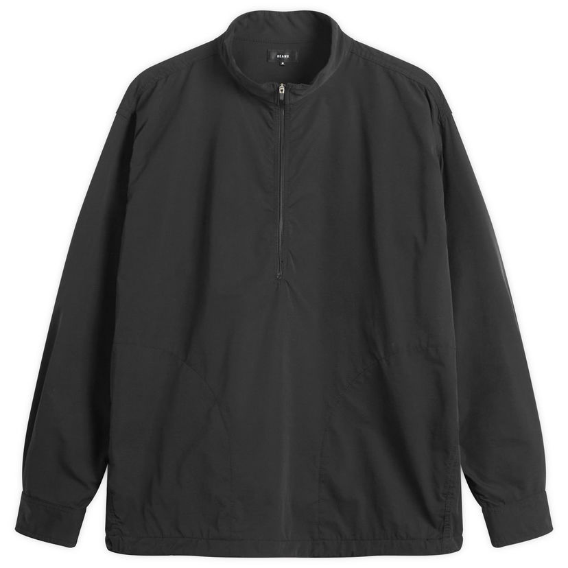 Sweatshirt BEAMS Tech Stand Collar Quarter-Zip Pullover Sort | 1111-1249-803-19