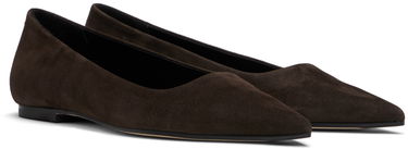 Kjole Aeyde Aeyde Cassy Suede Ballerina Flats Brun | A11-FL-SNDP8 FL130-FW24-953-017, 3