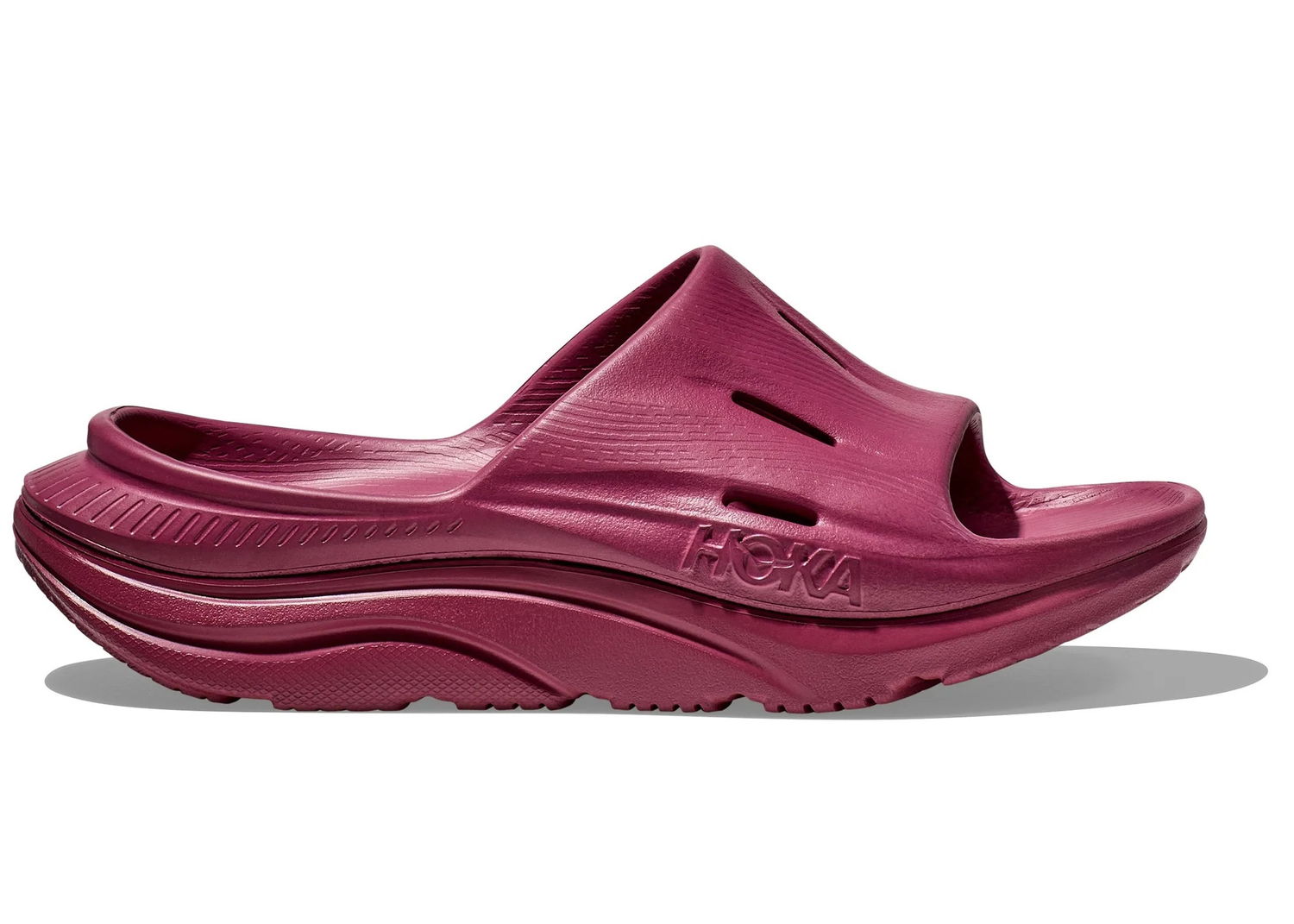Sneakers og sko Hoka One One Ora Recovery Slide 3 Beet Root Bourgogne | 1135061-BTRT, 0