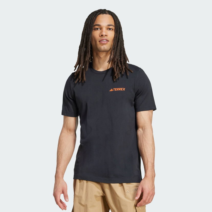 T-shirt adidas Performance Terrex Graphic Tee Sort | JW3558