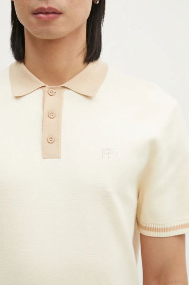 Polo skjorte Filling Pieces Knit Polo Shirt Beige | 80713666003, 3