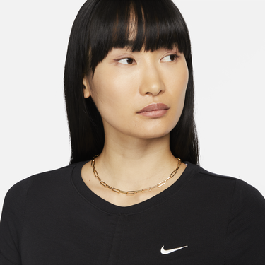 Crop top Nike Sportswear Essentials Ribbed Mod Cropped Top Sort | FB8276-010, 2