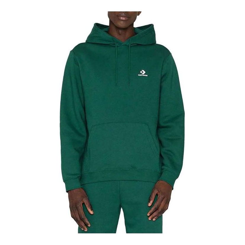 Sweatshirt Converse Embroidered Star Chevron Pullover Hoodie Grøn | 10023874-A05