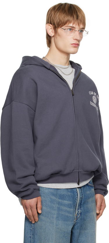 Sweatshirt Fear of God Fear of God ESSENTIALS Heavy Fleece Full Zip-Up Hoodie Grå | 192HO246244F, 1