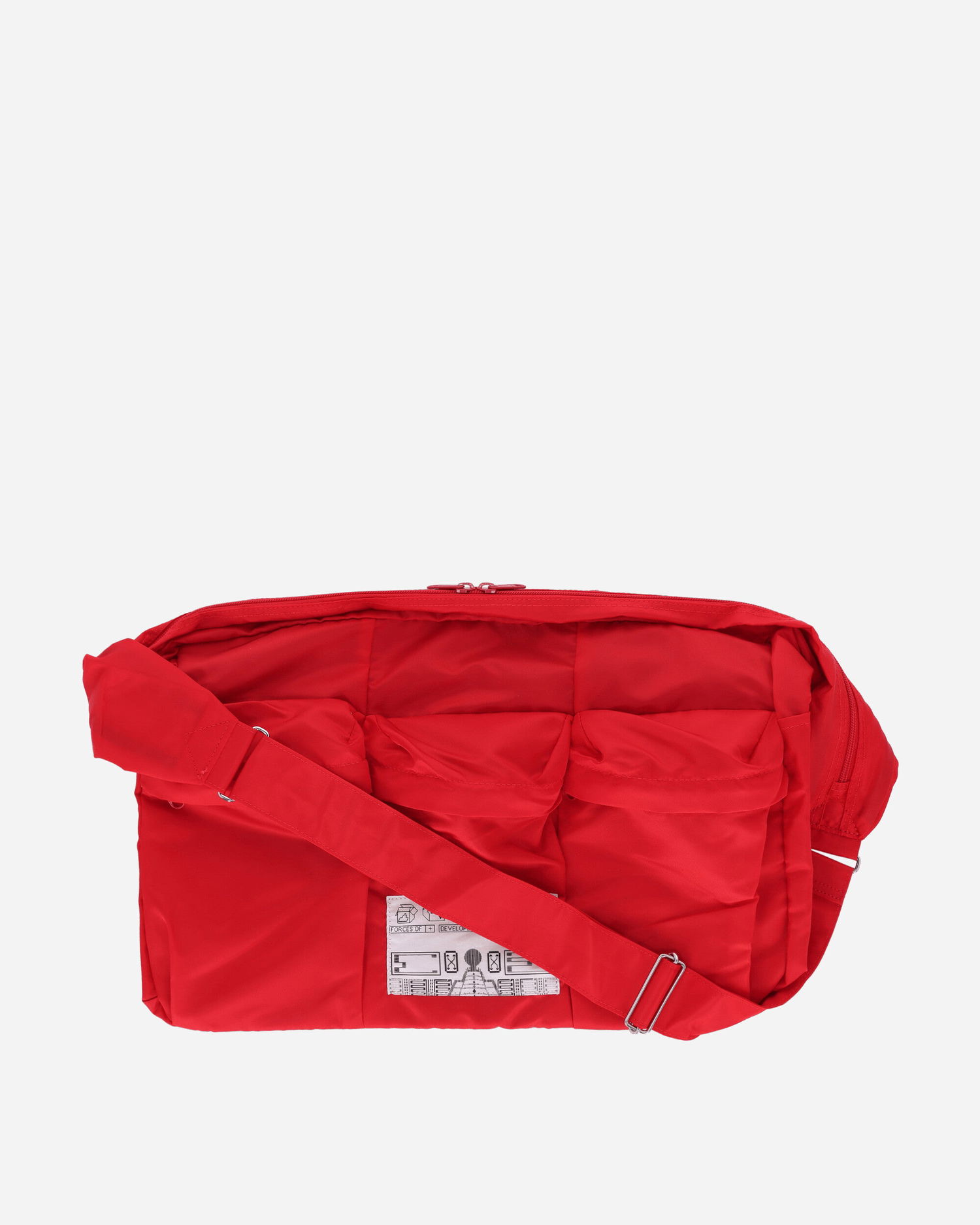 Skuldertaske Cav Empt Red Multi-Pocket Shoulder Bag Rød | CES26G07 1, 1