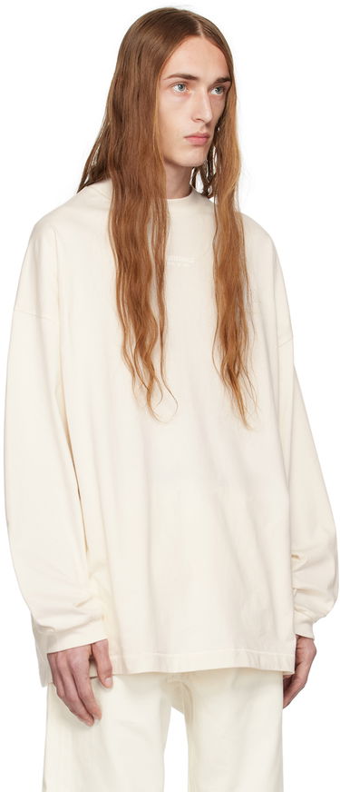 T-shirt Fear of God Essentials LS Tee Cloud Dancer Hvid | 125BT232011F, 1