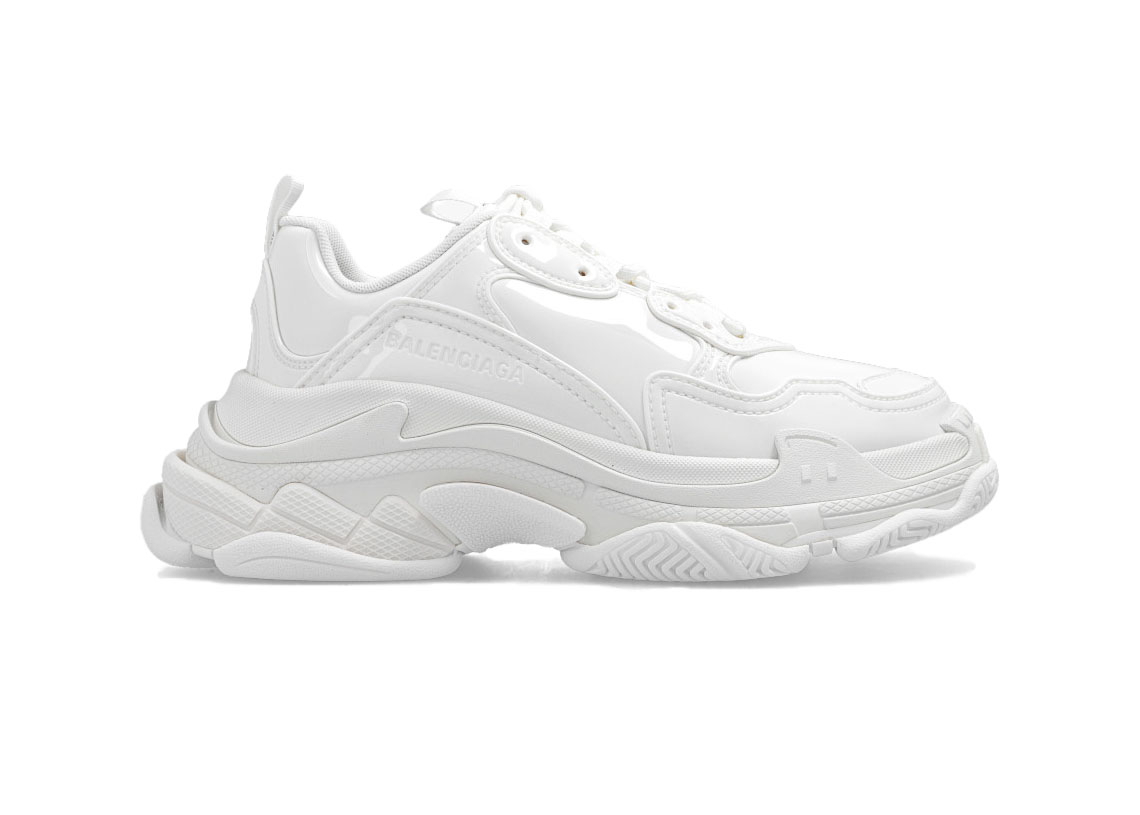 Sneakers og sko Balenciaga Triple S "White" W Hvid | 734953-W2PAA-9000, 0
