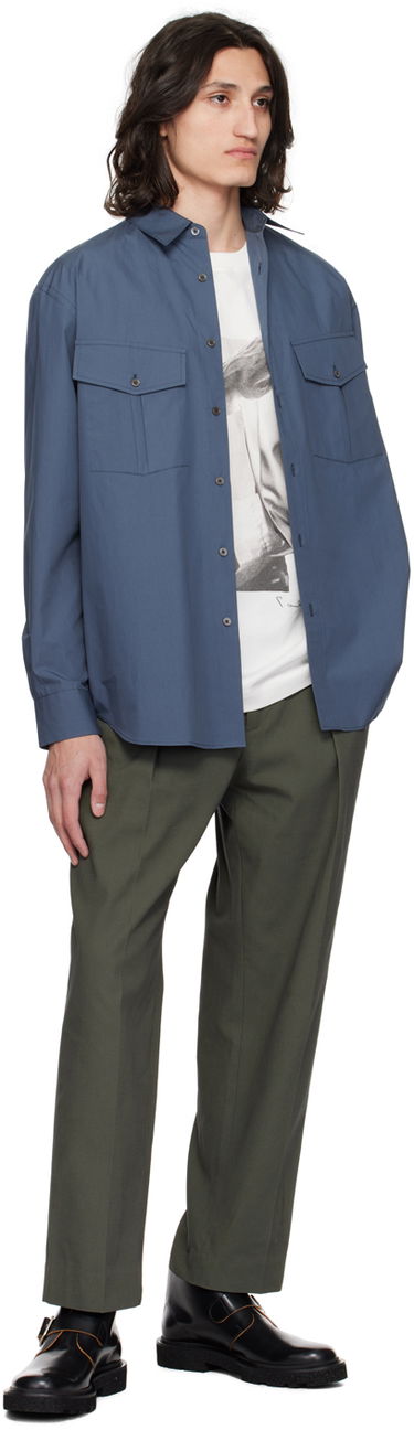 Skjorte Paul Smith Paul Smith Oversized Shirt Blå | M1R-817Y-M01673-47, 3