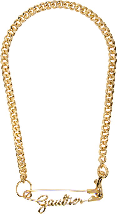 Halskæde Jean Paul Gaultier 'The Gaultier Safety Pin' Chain Necklace Metalisk | 23/15-U-CO002-X006-92, 3