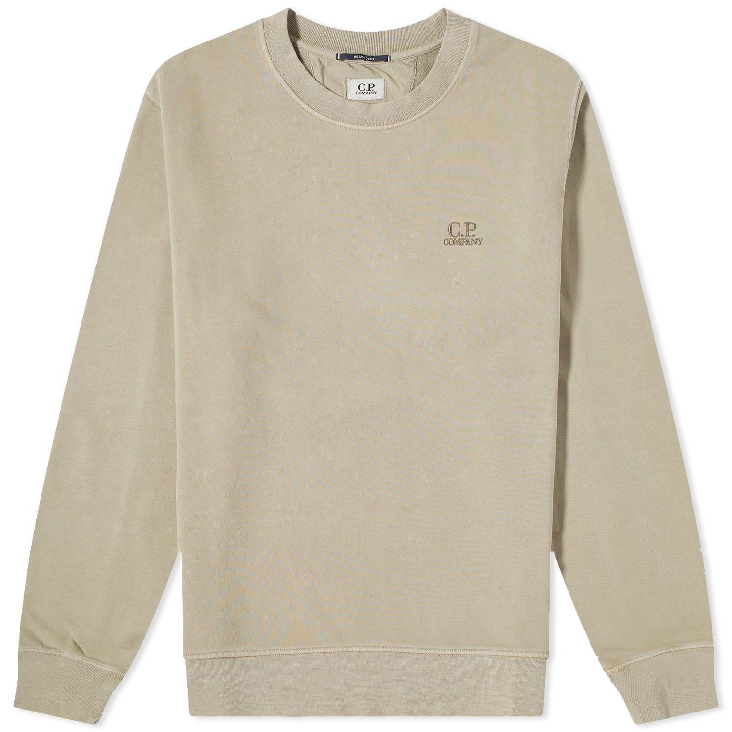 Sweater C.P. Company Diagonal Fleece Crewneck Beige | 15CMSS008B-006372R-335, 0