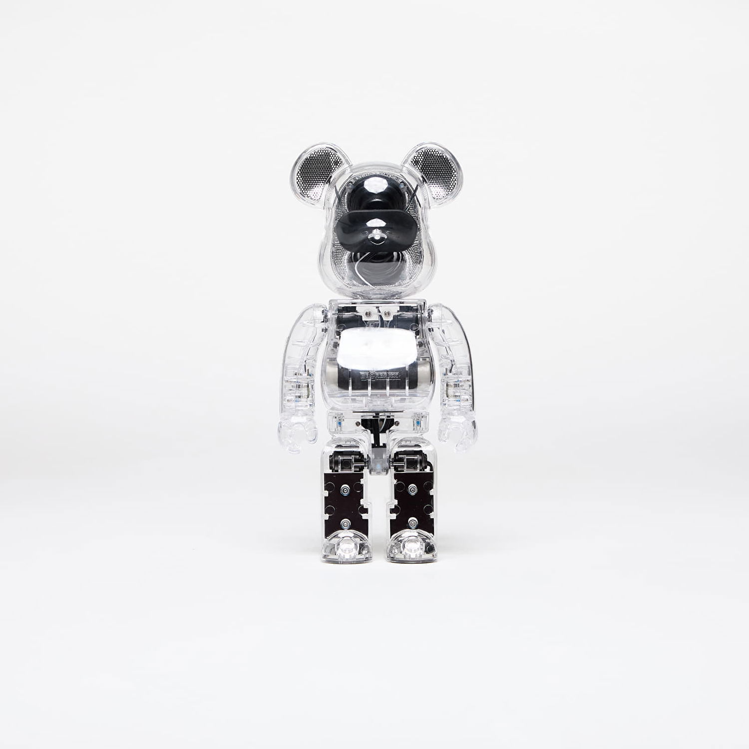 Collectible Medicom Toy Audio Clear 400% Be@rbrick figure Hvid | 4897108570018, 0