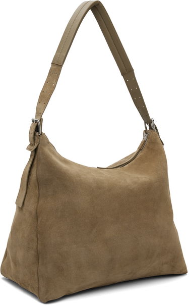 Skuldertaske LEMAIRE Lemaire Belted Suede Shoulder Bag Brun | BG0189 LL0125, 4