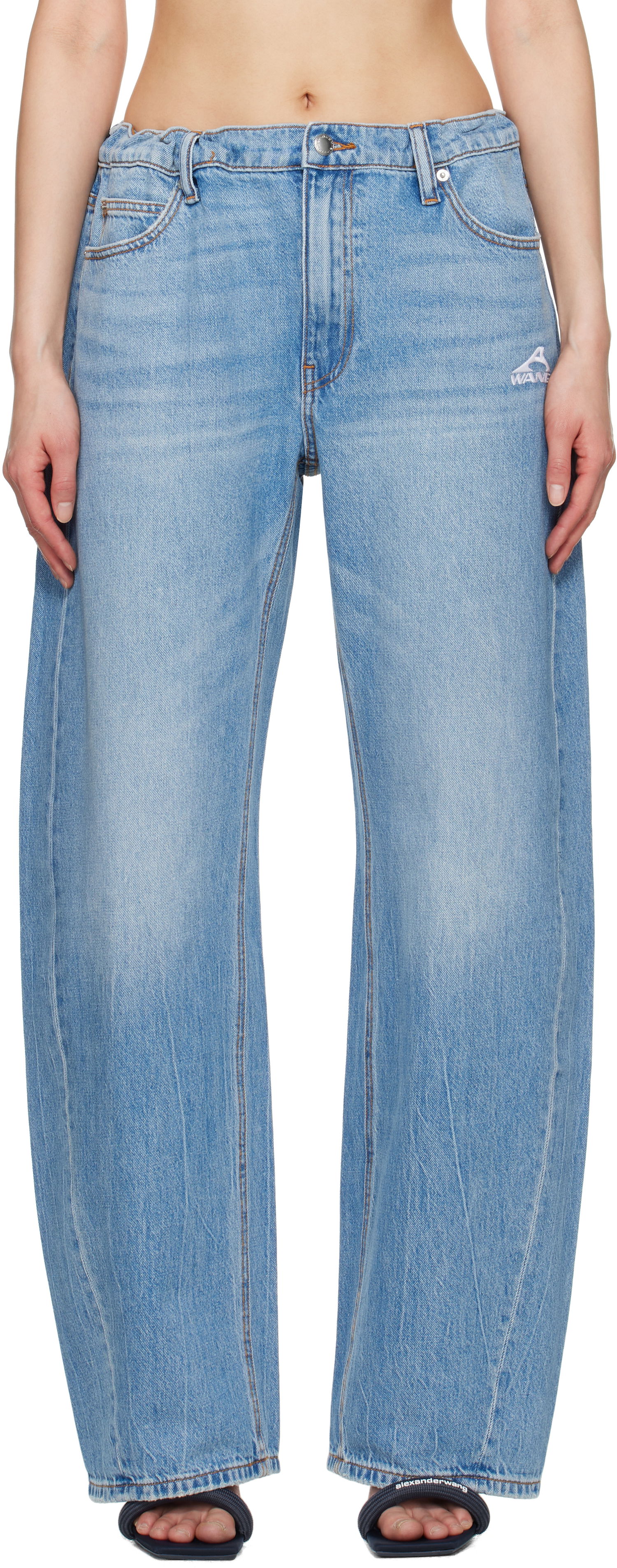 Jeans Alexander Wang Alexander Wang 5-Pocket Track Jeans Blå | 4DC2254663, 0