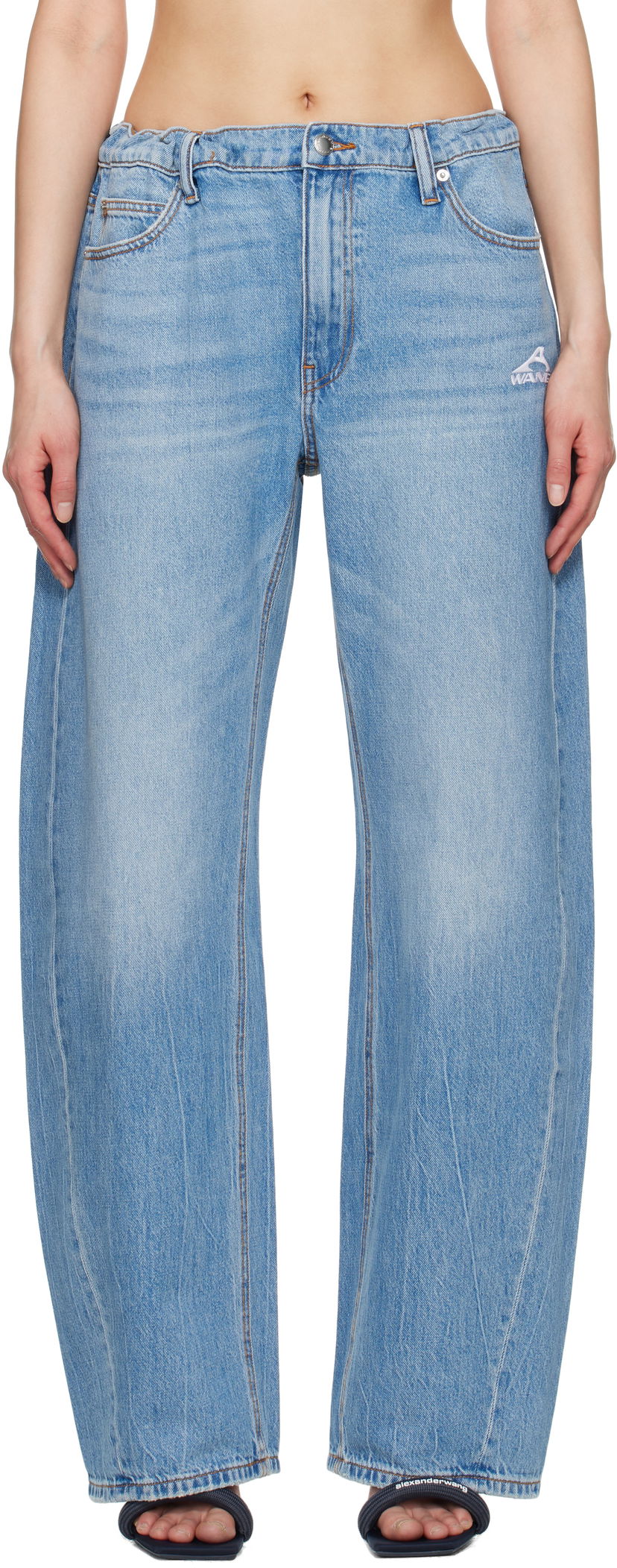 Jeans Alexander Wang Alexander Wang 5-Pocket Track Jeans Blå | 4DC2254663