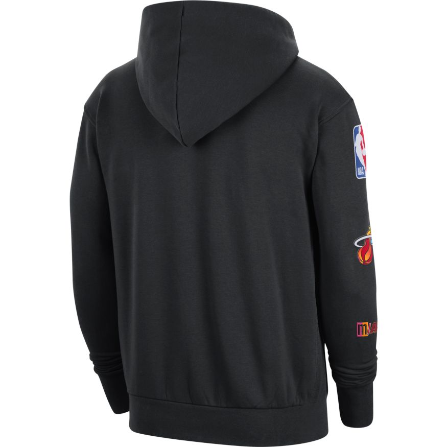 Sweatshirt Nike NBA Miami Heat Courtside City Edition Fleece Pullover Hoodie Sort | DN9956-010, 1