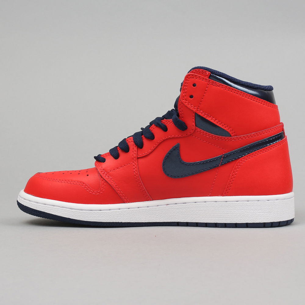 Sneakers og sko Jordan Air Jordan 1 Retro BG "Letterman" Rød | 575441-606, 0