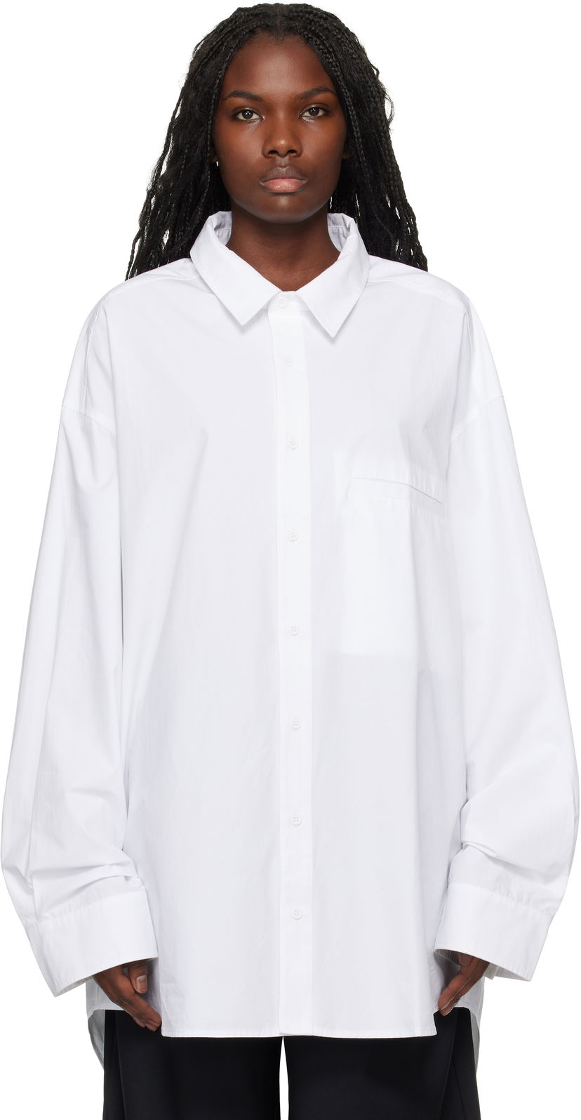 Skjorte Entire Studios Giant Shirt Hvid | ES2565WH