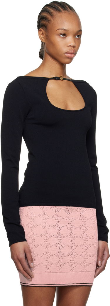 Sweater AMIRI AMIRI Long Sleeve Keyhole T-Shirt Sort | AWKNLS1004, 1