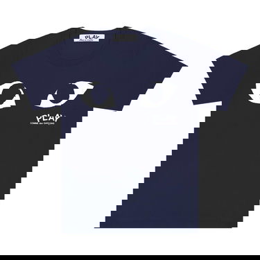T-shirt Comme des Garçons PLAY Eyes Logo Short-Sleeve T-Shirt Mørkeblå | AZ T178 051 1, 1