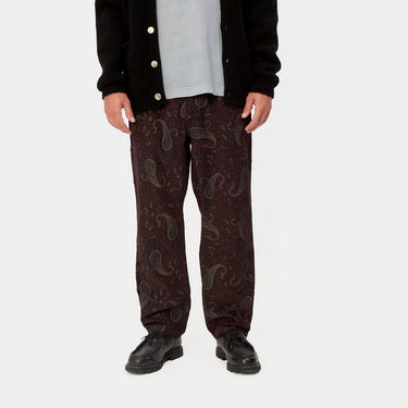Bukser Carhartt WIP Flint Pant Paisley Print "Buckeye rinsed" Brun | I029443_1U6_02, 0