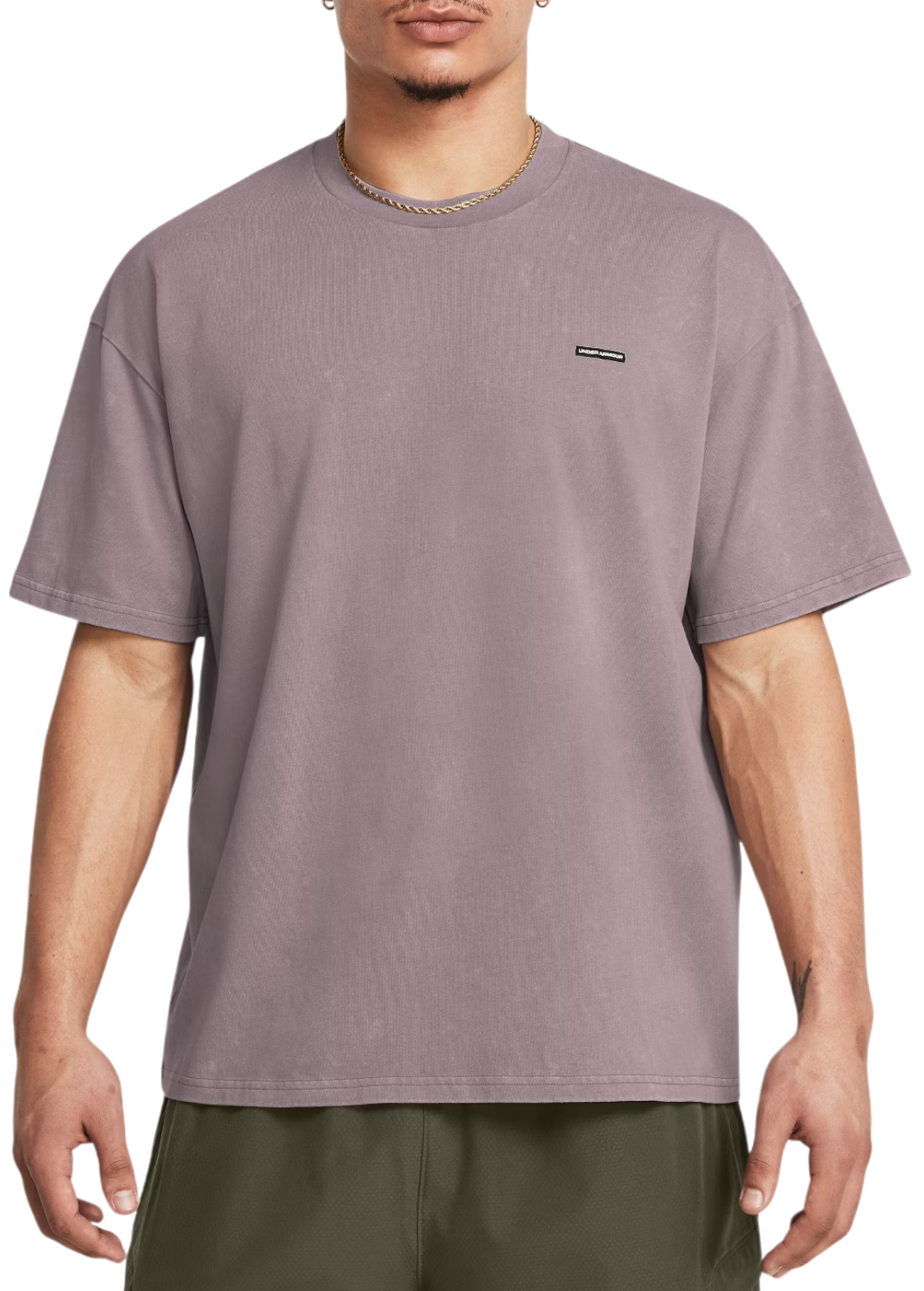 T-shirt Under Armour T-Shirt Oversized Logo Wash Lilla | 1389147-015, 0