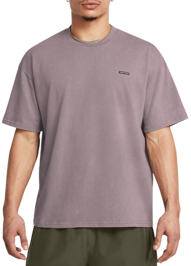 T-shirt Under Armour T-Shirt Oversized Logo Wash Lilla | 1389147-015, 0