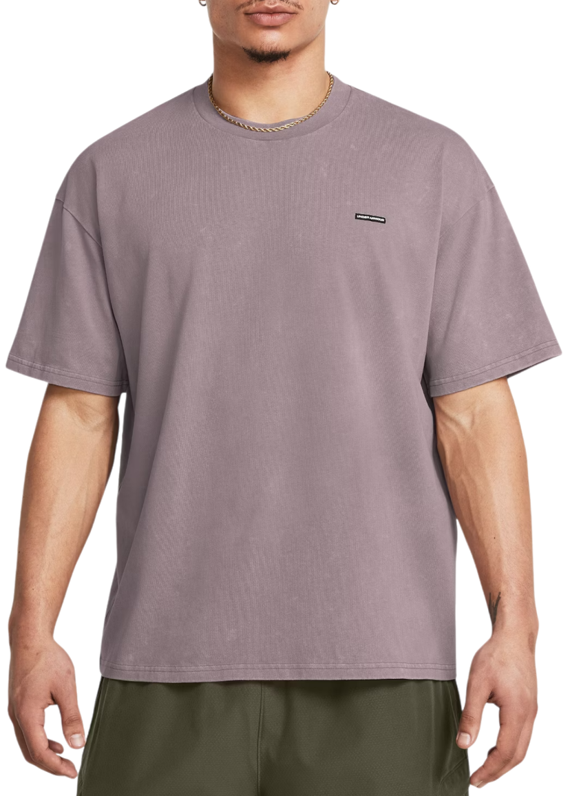 T-shirt Under Armour T-Shirt Oversized Logo Wash Lilla | 1389147-015