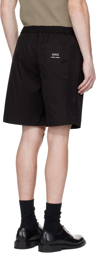Shorts AMI AMI Paris Twill Shorts Sort | HSO304.PA0007, 2